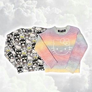 🌷Forever 21 bundle of girls Hello Kitty sweaters